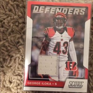 George Iloka and Corey Coleman patch cards